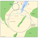 A map of where the new collider could be built.